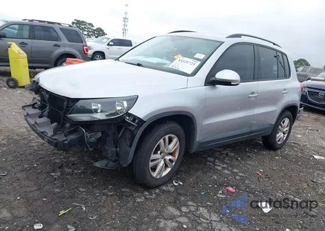 2016 Volkswagen Tiguan S из США, поврежденный, VIN WVGAV7AXXGW606712